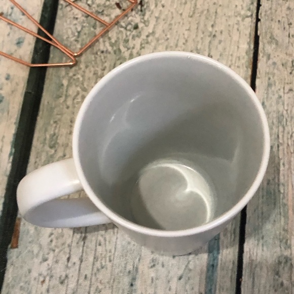 Davids tea Perfect mug trees branches mint green holiday cup ceramic white gift - Picture 5 of 6